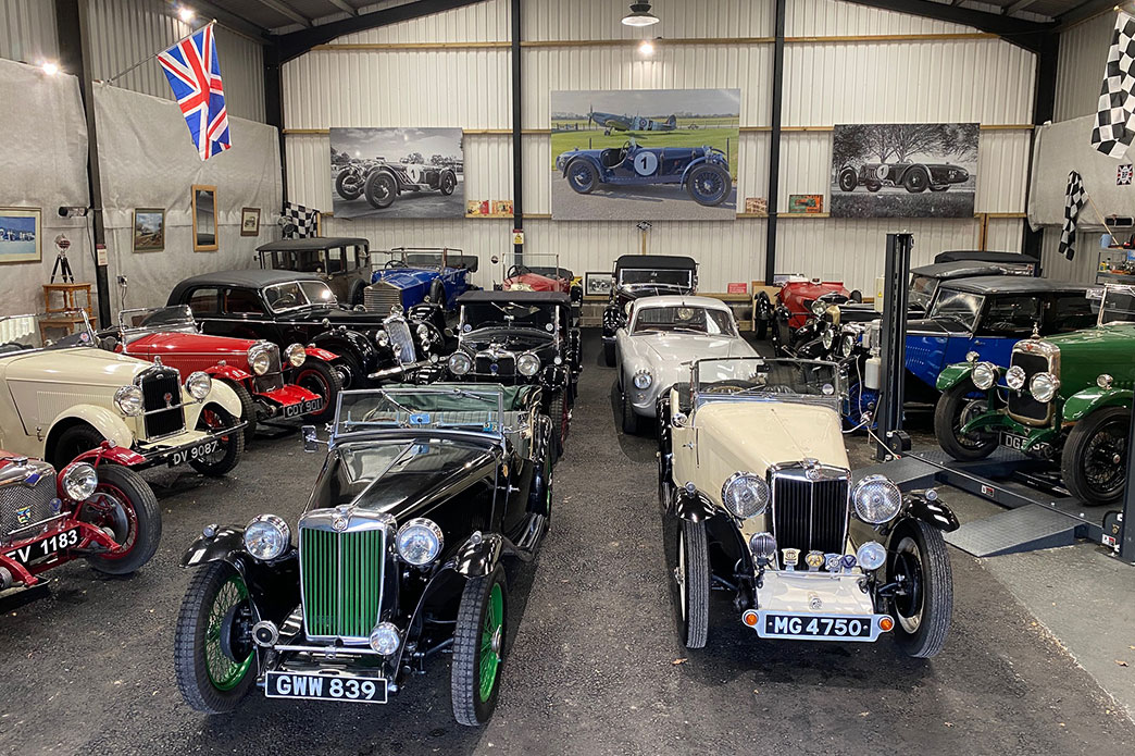 Garage of cars